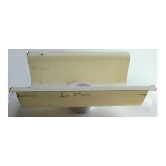 Unión Canal Bajante Aguas De Lluvia Pvc Trapezoidal Pack × 3