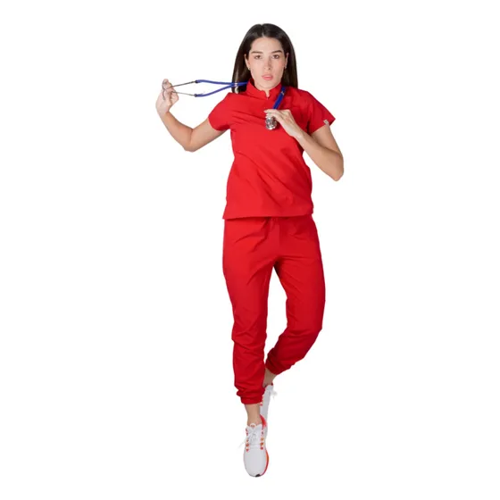 Oferta Uniforme Medico Tela Stretch Scrub Jogger De Mujer 