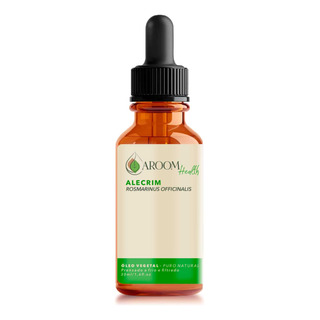 Ăleo Vegetal De Alecrim 100% - 30ml Aroom Health Ăleo Vegetal De Alecrim 100% - 30ml Aroom Health