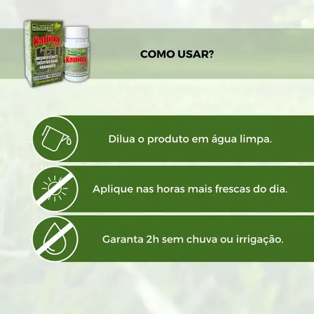 Herbicida Seletivo Elimina Tiriricas E Folhas Largas Em Gramados Kapina Plus - 60ml