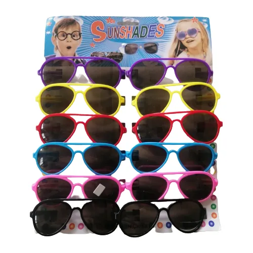 Blister O Ser 12 Lentes Para Niños Y Niñas Modelo Aviador