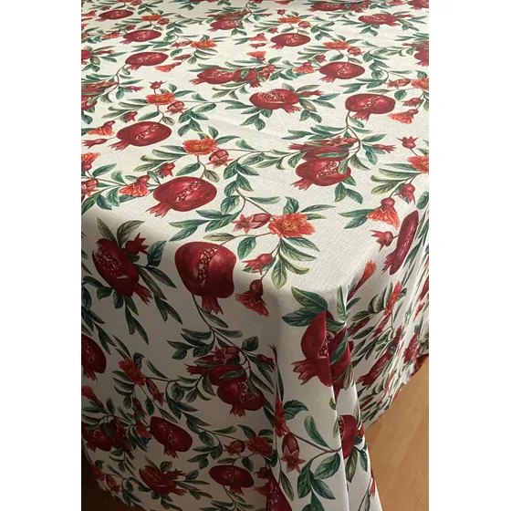 Mantel Cuadrado Linette Repelente Líquido 1,55 X 1,55 Multicolor Granada