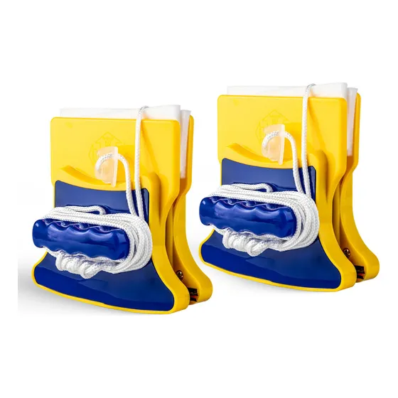 Set X2 Limpiador De Vidrios Magnético Alturas Doble Cara