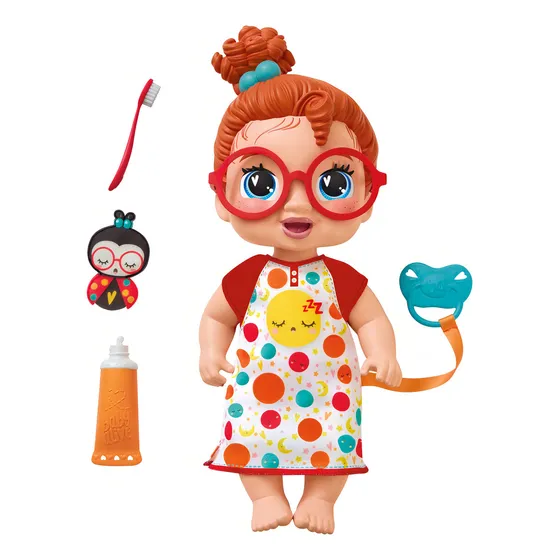 Baby Alive Dottie Doodle Felices Sueños Muñeca Pelo Rojo