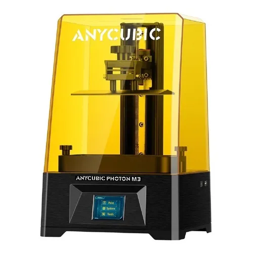 Impresora 3D Anycubic M3 color amarillo 127V con tecnología de impresión SLA