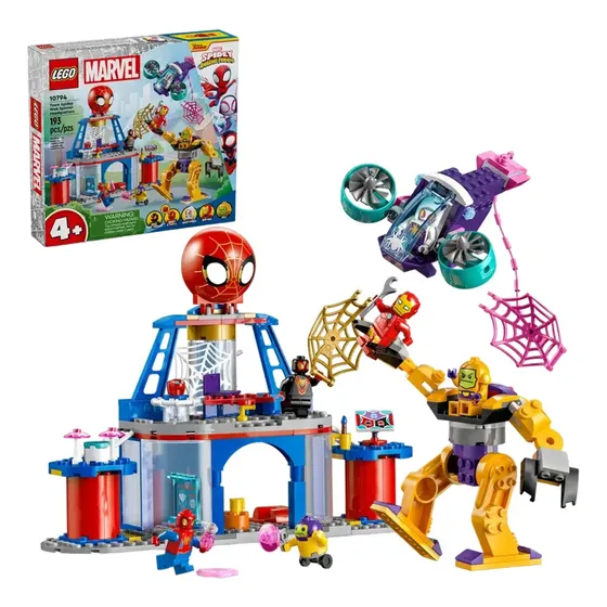 Bloques Lego Spiderman Cuartel General Del Equipo Para Armar