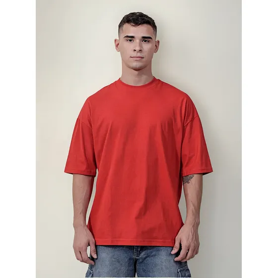 Pack Remera Oversize Y Bermuda Cargo Oxido Hombre Ybr Jeans