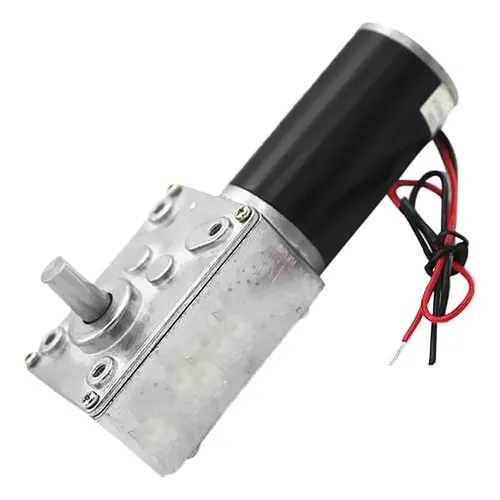 1pcs Motor 12v 90 Deg D Shaft Worm Precision Full Wqsdfed