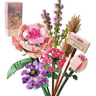 Conjunto De Construção Ziyostar Mini Bricks Flower Bouquet 5 Conjunto De Construção Ziyostar Mini Bricks Flower Bouquet 5