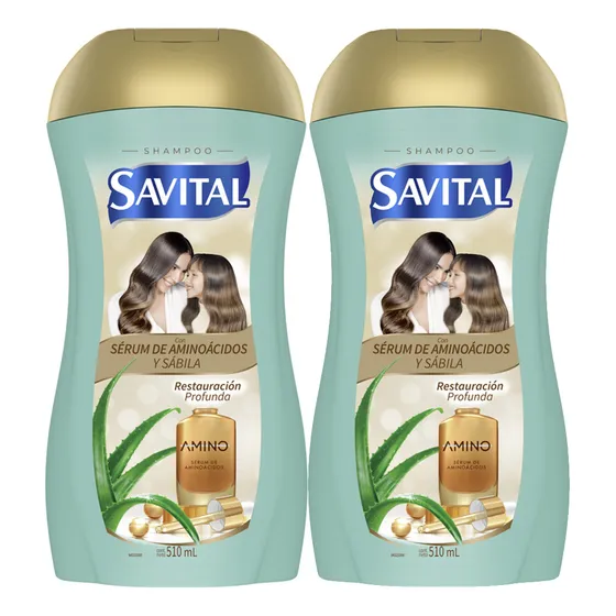 Oferta Shampoo Restauracion Capilar Savital Con Aminoacidos