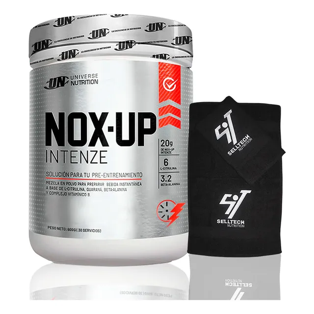 Universe Nutrition Nox-up Intenze 600gr Citrus Punch+toalla Citrus Punch