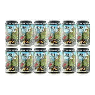 Kit Com 12 Cerveja Roleta Russa Easy Ipa - Lata 350 Ml Kit Com 12 Cerveja Roleta Russa Easy Ipa - Lata 350 Ml