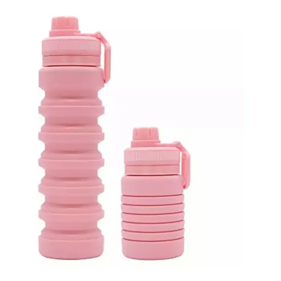 Termo Botella De Agua Plegable 750 Ml Fitness Viajes Camping