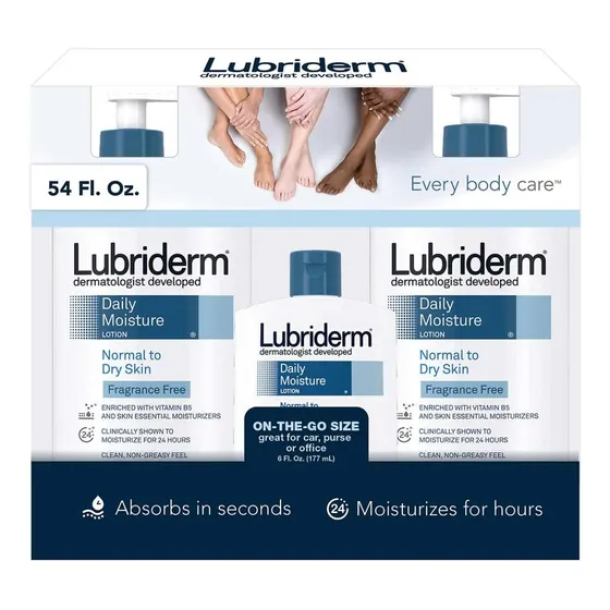 Lubriderm Loción Crema Diaria Humectante Sin Fragancia