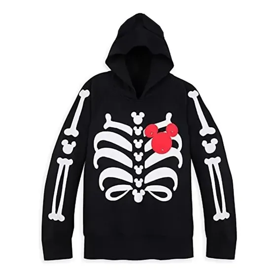 Polera Esqueleto Mickey Mouse Reactivo C.g