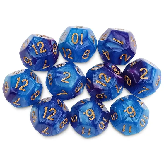 Juego De Dados Dungeons And Dragons De 10 Piezas - Juego De