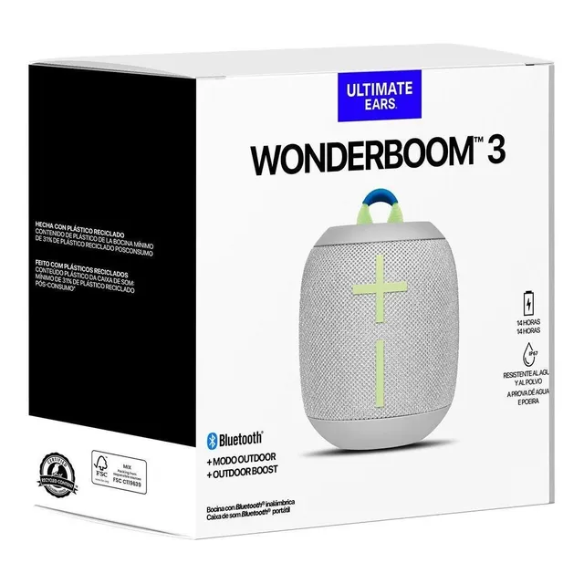 Parlante Ue Wonderboom 3 Bluetooth Ip67 Model