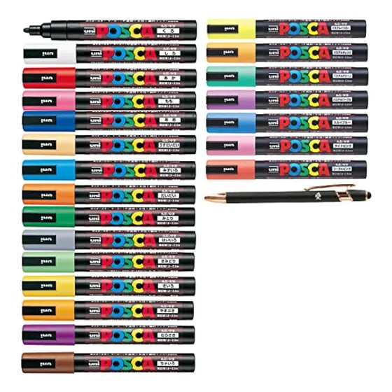 Rotulador Uni Paint Marker Poster Color 22