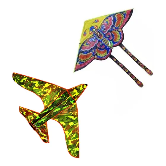 Combo Barrilete Mariposa Ba186 + Avion Camuflado Ba131
