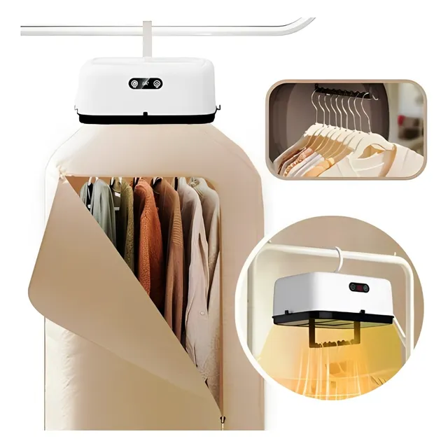 Secadora Roupas Portátil 110v Mini Elétrica Cortina Pendurar