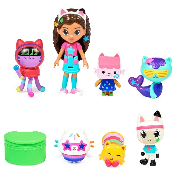 Gabbys Dollhouse Set De 7 Figuras Fiesta De Baile