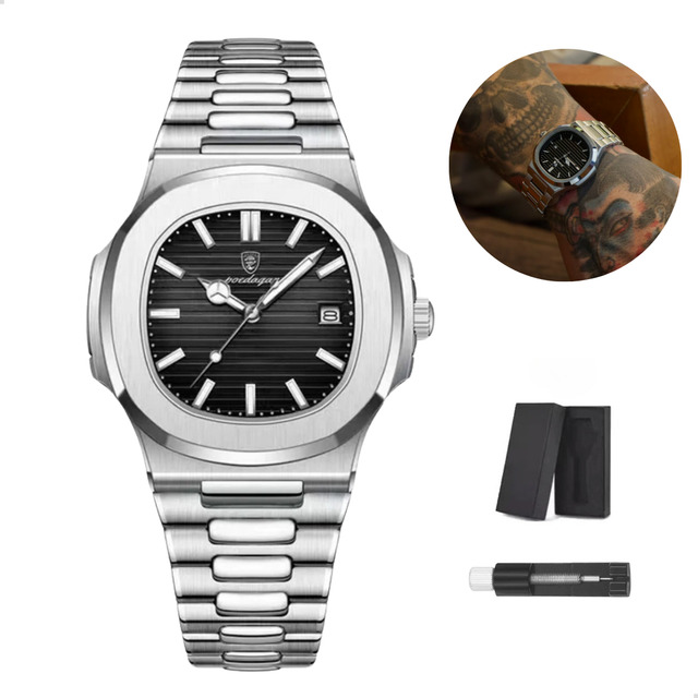 Relógio Poedagar De Luxo Com Caixa Relógio Poedagar De Luxo Com Caixa