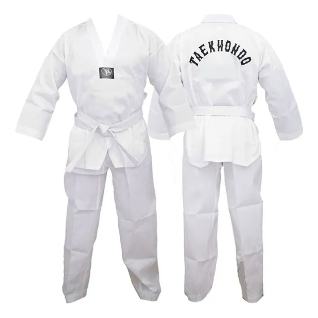 Dobok Wt Taekwondo P/niños T1 - T5 + Cinto Blanco Basico