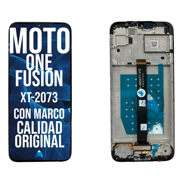 Módulo Display Para Moto One Fusion Xt2073 Con Marco Oled