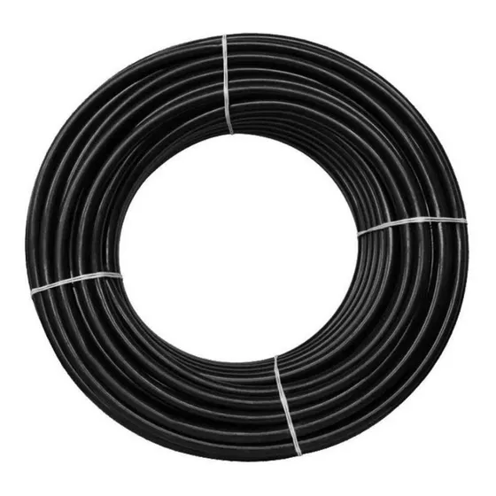 Caño Polietileno Negro Rollo 1 1/2 Pulgada K4 25mt
