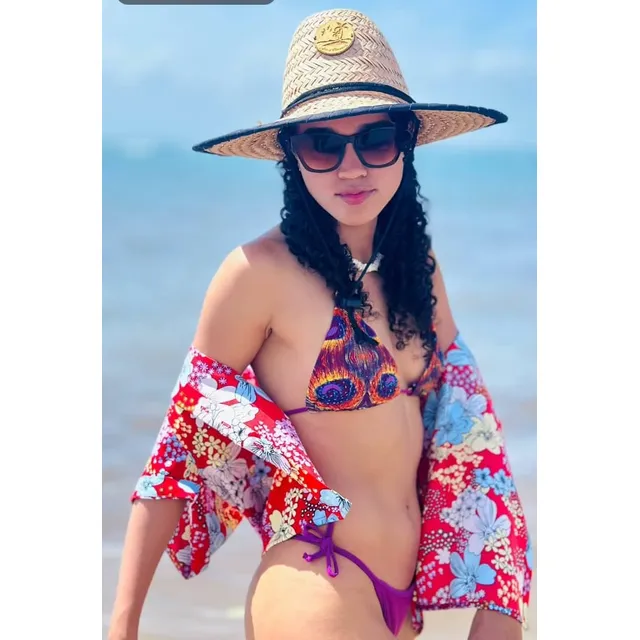 Sombrero De Playa Tejido