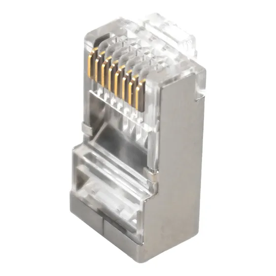 Powerfiber Plug Rj45 Cat6 Blindado Para Ftp X 100 Unidades