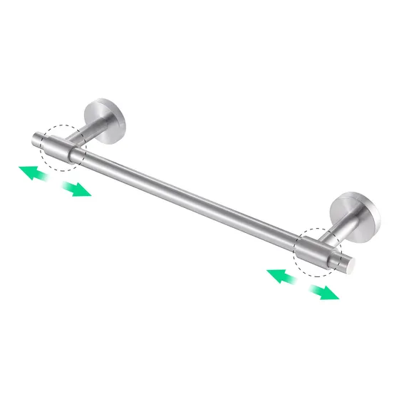 Ke Toallero Ajustable Para Baño 14.5  Soporte Toalla Mano