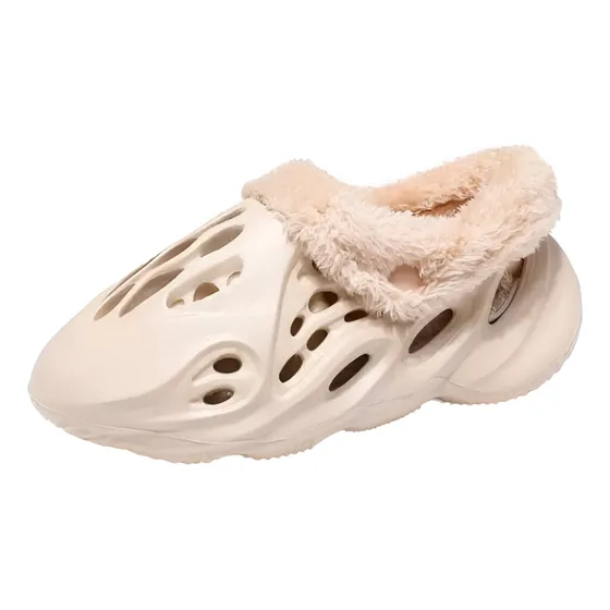 Sandalia Tipo Yeezy Corderito Desmontable Para Niños/as