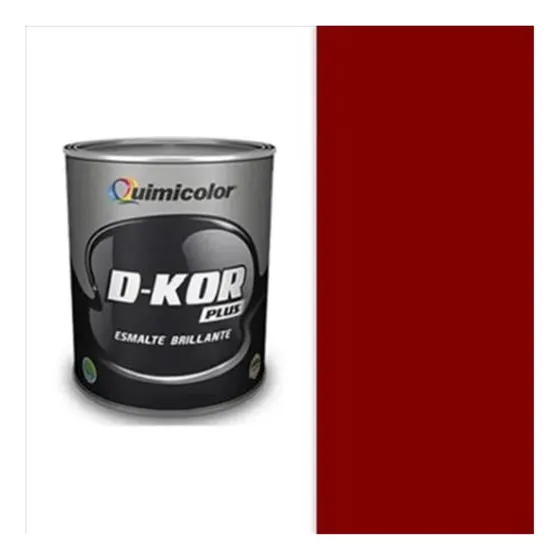 Esmalte Brillante D-kor Rojo 1 Gal. Quimicolor