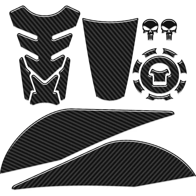 Protetor 3d Tanque Bocal Rabeta Lateral Cb 600 Hornet Fibra
