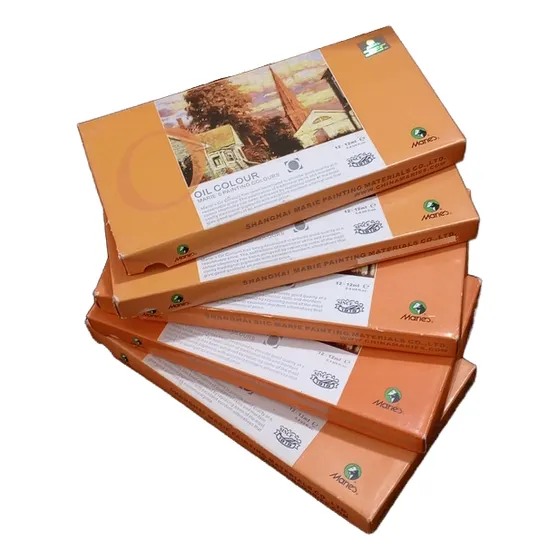 Óleo Maries Caja X12 Colores De 12ml Para Pintar Al Oleo