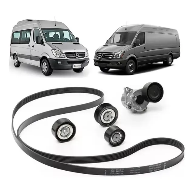 Kit Tensor - Poleas Y Correa Mb Sprinter 415/515 Completo