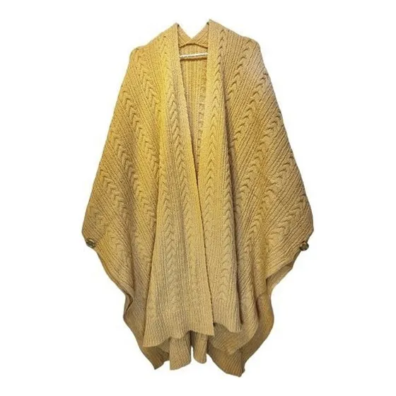 Sacón Ruana Tejido Donatella Oversize Colores Full Estilo