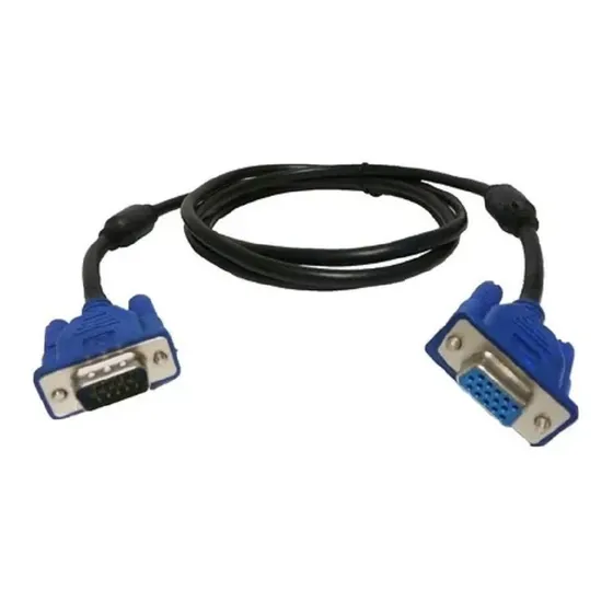 Cable Vga 1.5 Metros Macho Hembra Monitor Cpu Computadora Pc