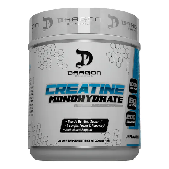 Dragon Pharma Creatina Monohydrat 200 Serv 1kg Original Pura