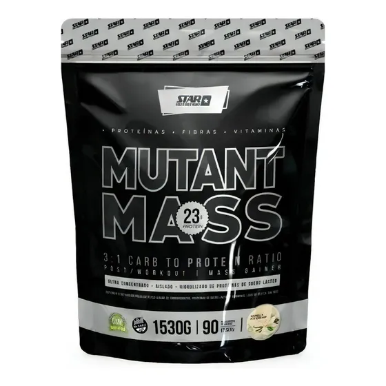 Suplemento en Polvo Star Nutrition Mutant Mass 1530g Sabor Vainilla