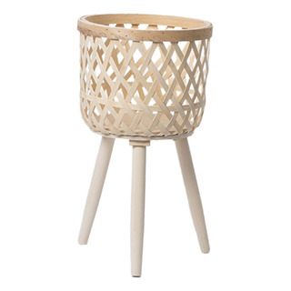 Maceta De Interior Soporte Para Patas De Beige 43x24,5cm Maceta De Interior Soporte Para Patas De Beige 43x24,5cm