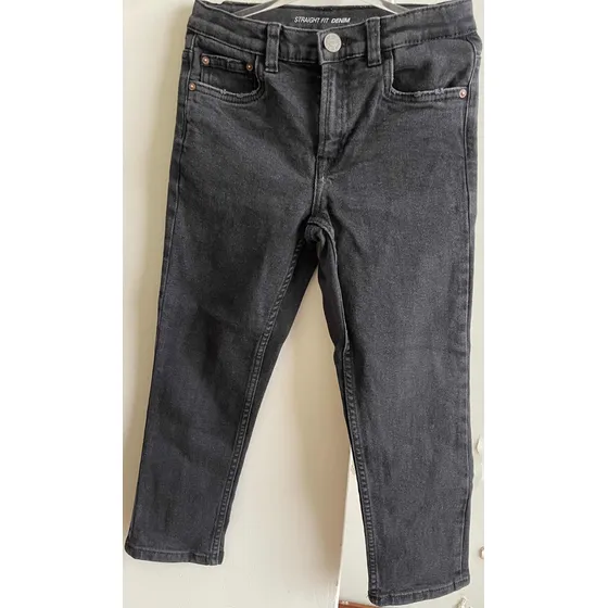 Pantalón De Jean De Niño Zara Talle 8 Gris