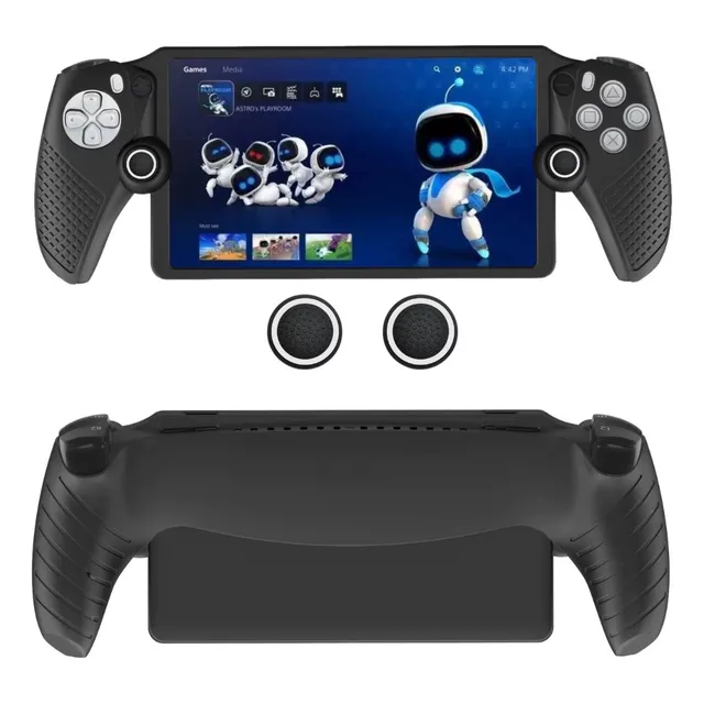 Funda Protector De Silicona Para Playstation Portal Ps5 Color Negro