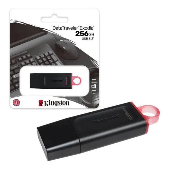  Pendrive Usb 3.0 256gb Flash Drive Kingston Sandisk 