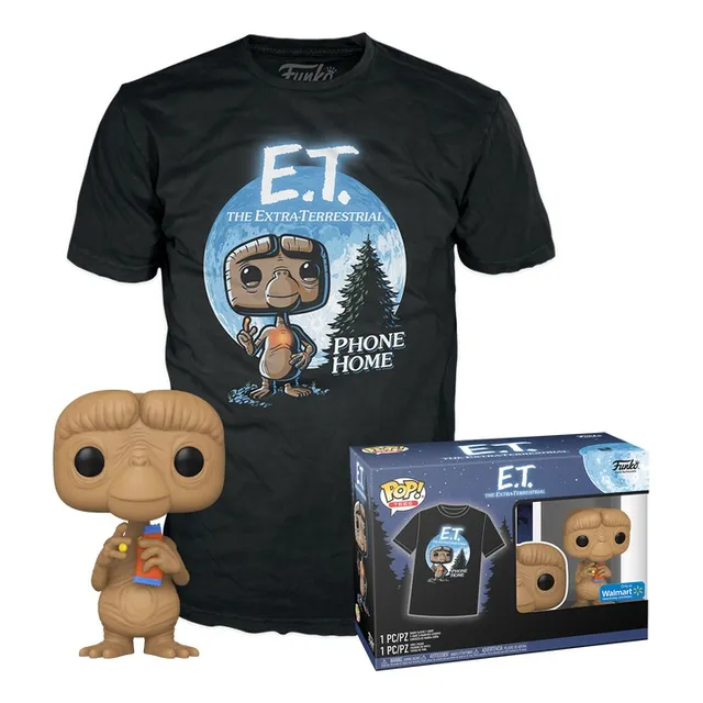 ¡funko Pop + Camiseta! E.t  Nuevo Y Sellado