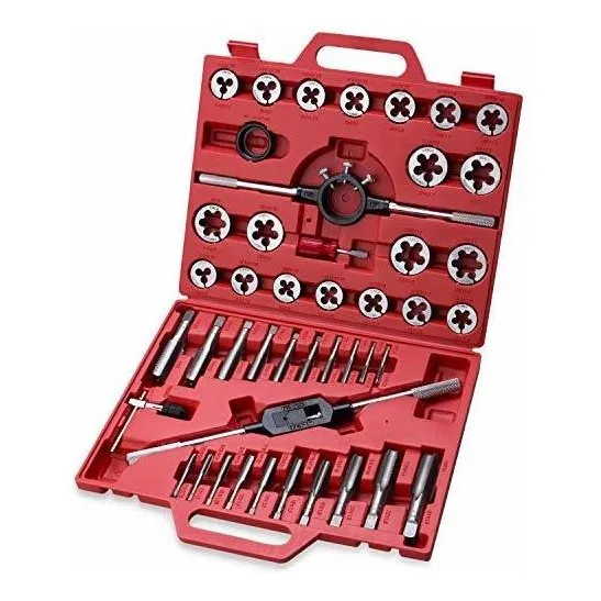 45 Piece Premium Large Size Tap And Die Set Sae 1 4 5