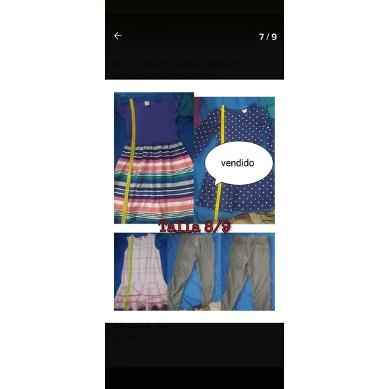 Ropa Usada Para Niñas Cárter's, Gymboree,oshkosh, H&m ,,,,
