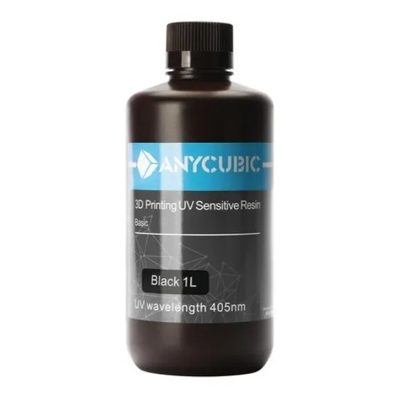 Resina Para Impresión 3d Anycubic 1000ml Color Negro