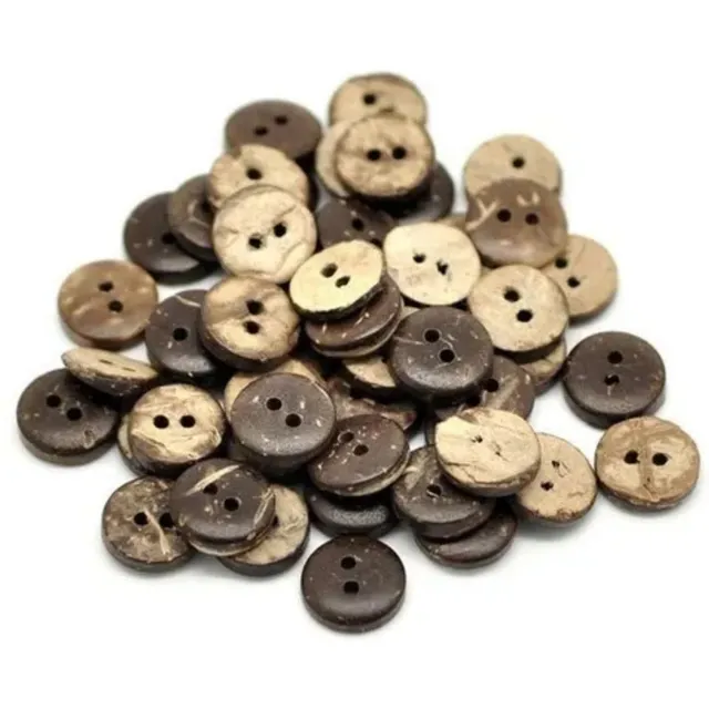 Boton #24 2 Agujeros De Coco X 200 Unidades Botones 